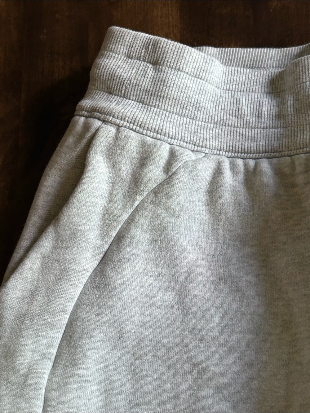 Lululemon Scuba High-Rise Jogger *Fleece 28" Heathered Light Gray Size 4 - Picture 3 of 9
